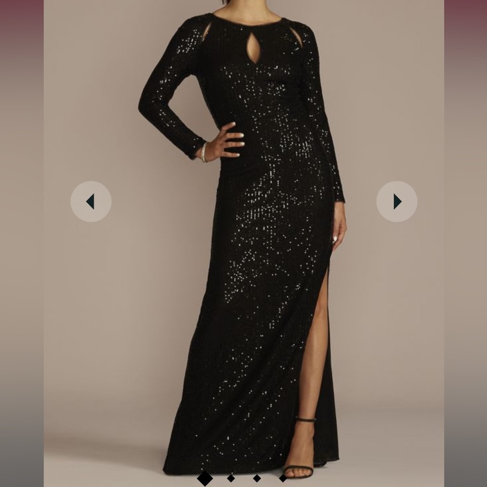 Black sequins gown (unaltered)
